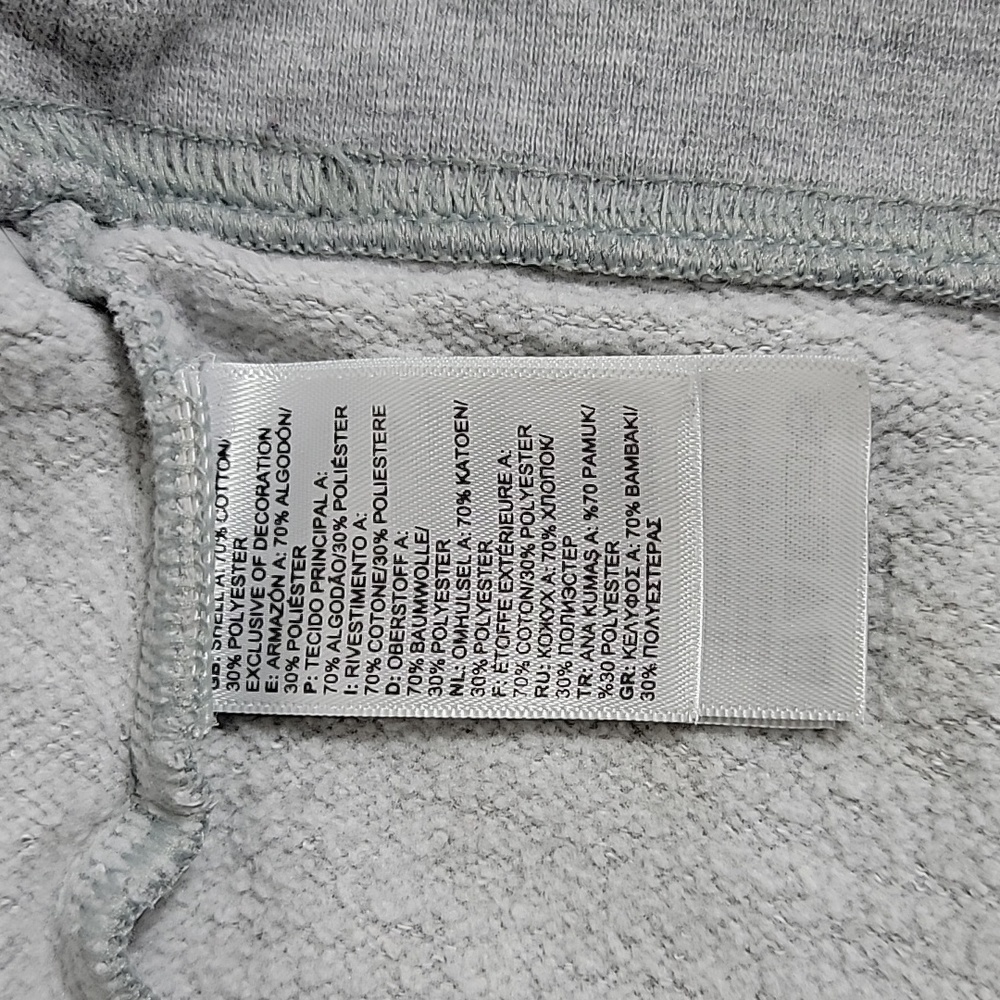 The North Face Women's Gray White Hooded W/ Pocket Long Sleeve Sweatshirt, S - Picture 9 of 12